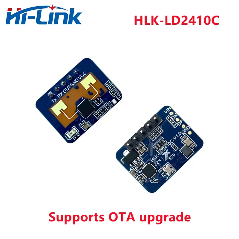 Customized Hi-Link Household HLK-LD2410C 24GHz mmWave Human Presence Respiration Radar Motion Sensor Module 6M