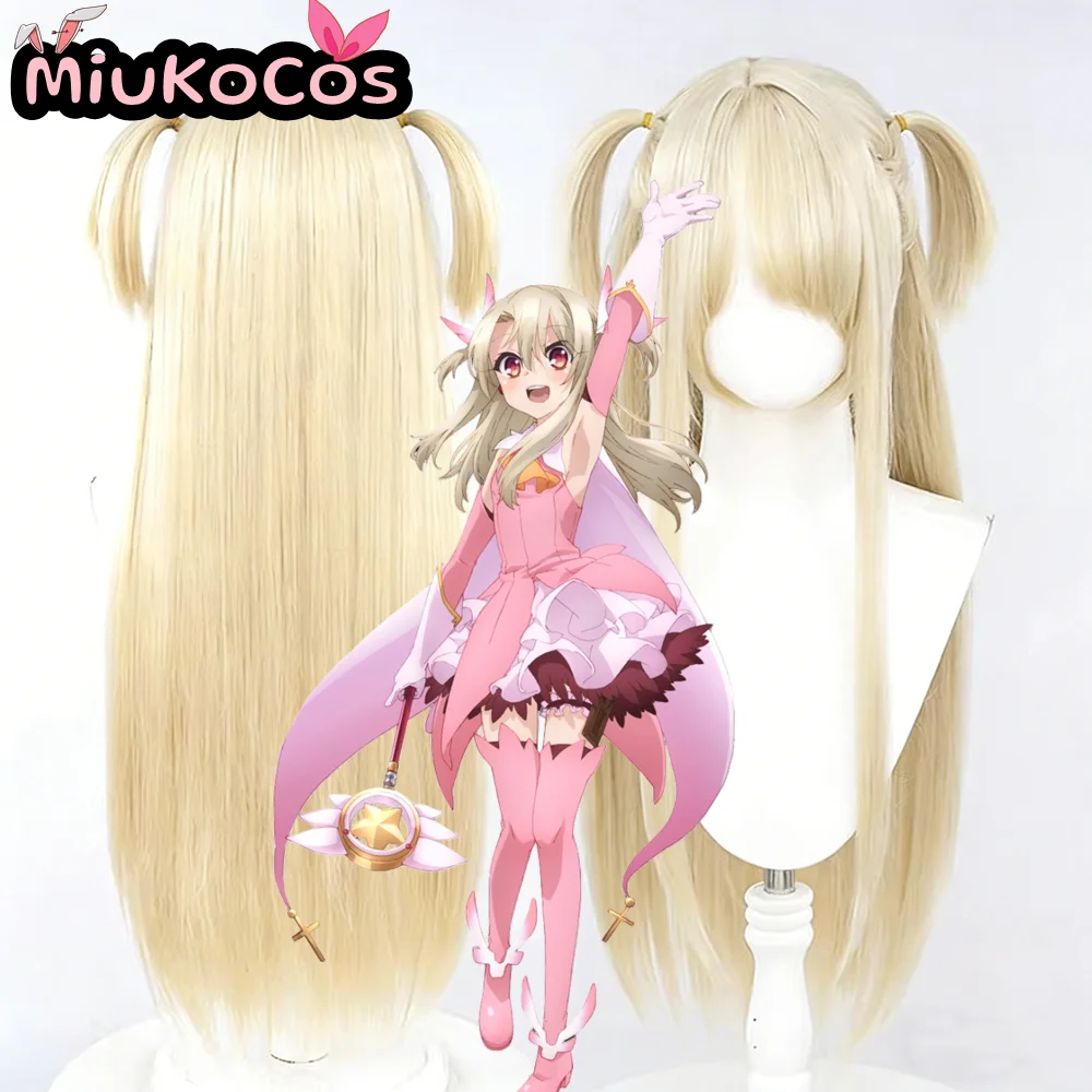 

В НАЛИЧИИ Illyasviel von Einzbern Косплей Парик MiukoCosplay Аниме Fate/kaleid liner Prisma Illya Косплей