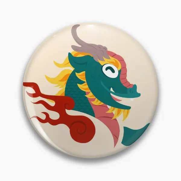 Silly Beasty Kirin  Soft Button Pin Brooch Hat Lapel Pin Creative Lover Metal Jewelry Clothes Cartoon Funny Decor Gift Women