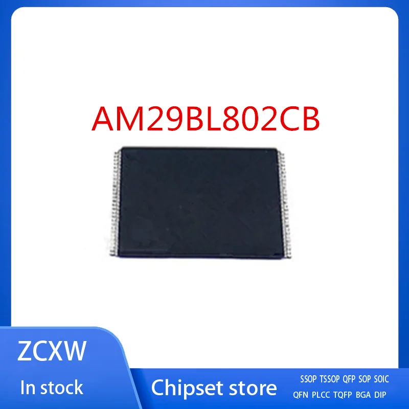 10Pcs/Lot  New    AM29BL802CB AM29BL802CB 65RZE  AM29BL802CB-65RZE AM29BL802CB-65 AM29BL802   TSSOP56