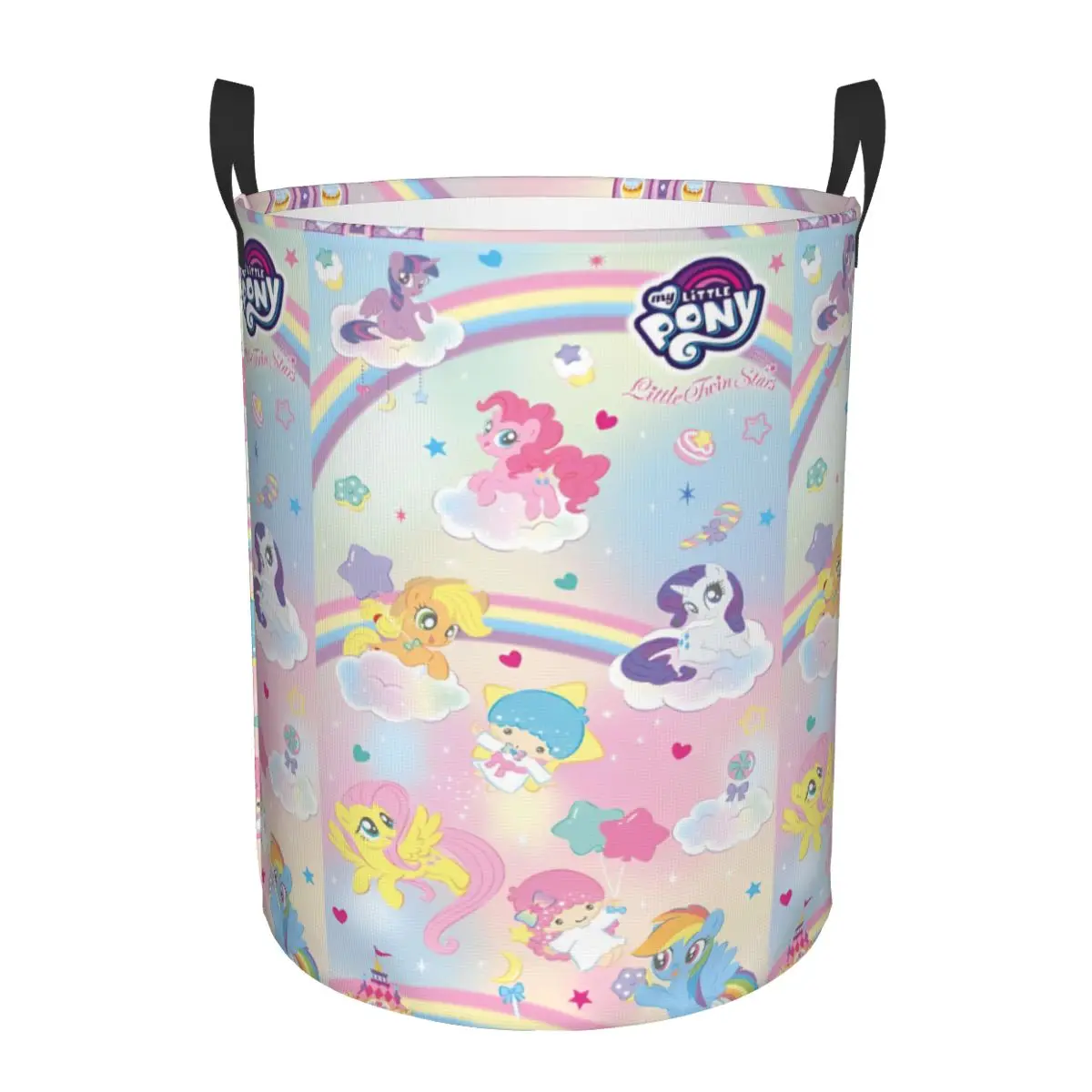 

My Little Pony Cartoon Kid Toy Baskets Bins Kawaii Organizer Storage Bin For Nursery Room