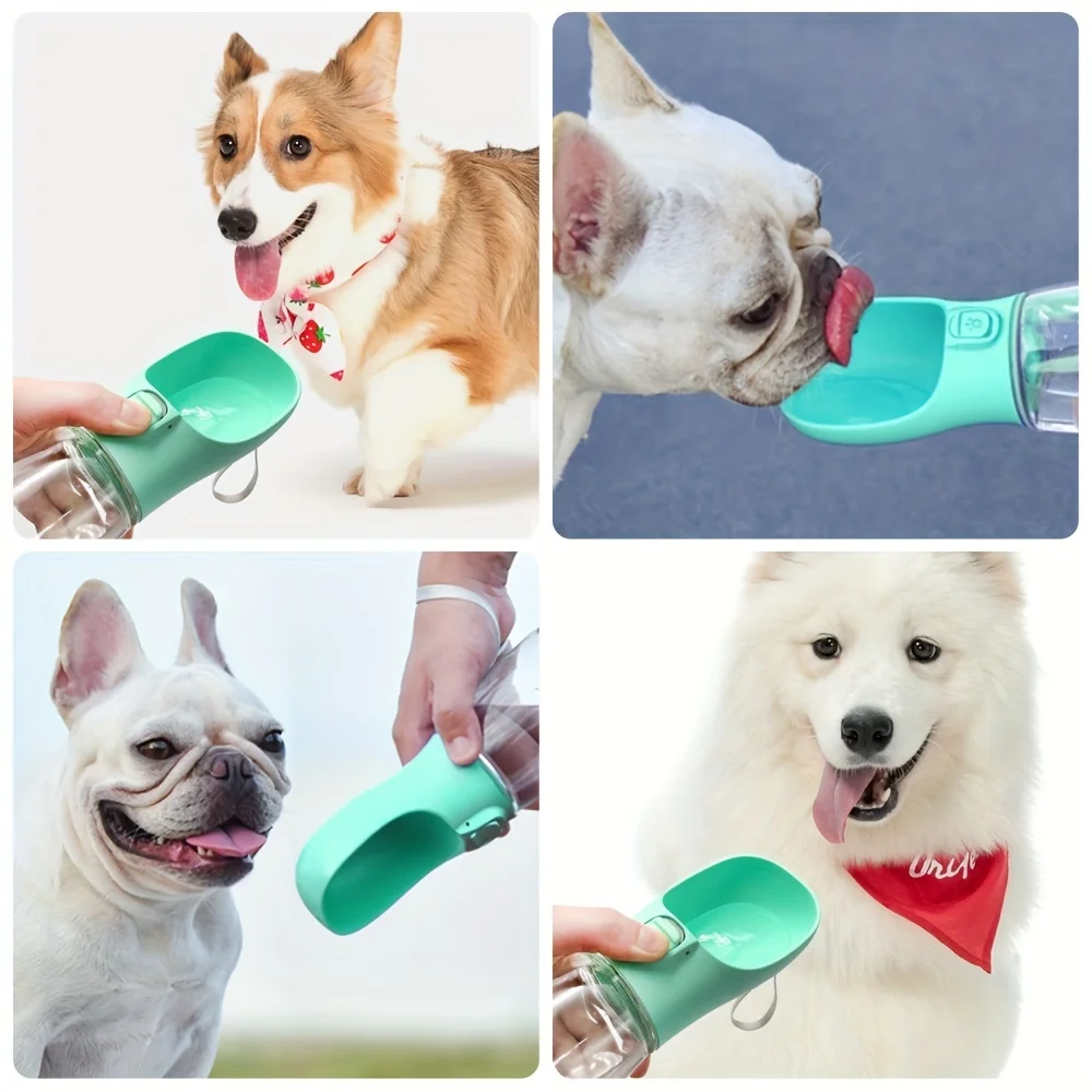Portable Dog Water Bottle,Travel Cup for Dog Walking,Pet Water Dispenser and Feeder Accessories Multifunctional Pet Water Bottle