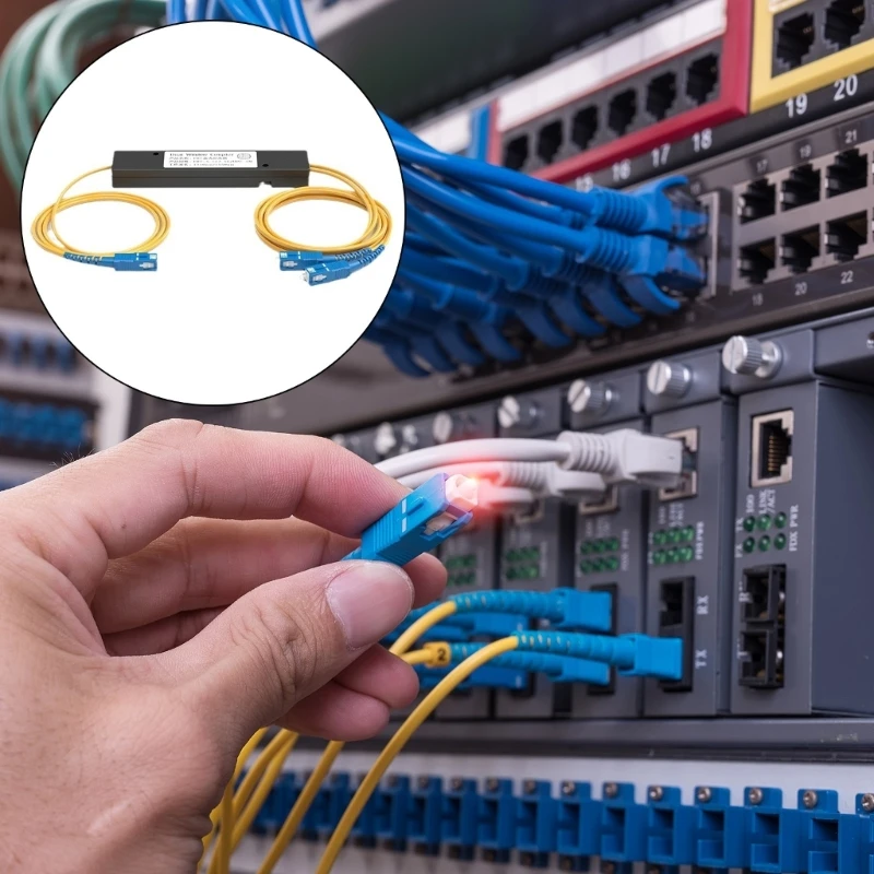 Industrial 1x2 Singlemode Fiber Optical Pigtail Splitter High Performances for Efficient Distribution In internet