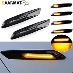 LED Dynamic Side Marker Lights Sequential Turn Signal Lamps For BMW 5-Series F10 F11 528i 528iX 535i 535iX 550i 550iX Hybrid 5