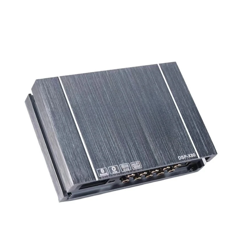 

DSP audio processor lossless automotive power amplifier 31-segment EQ four-in-six-out automotive power