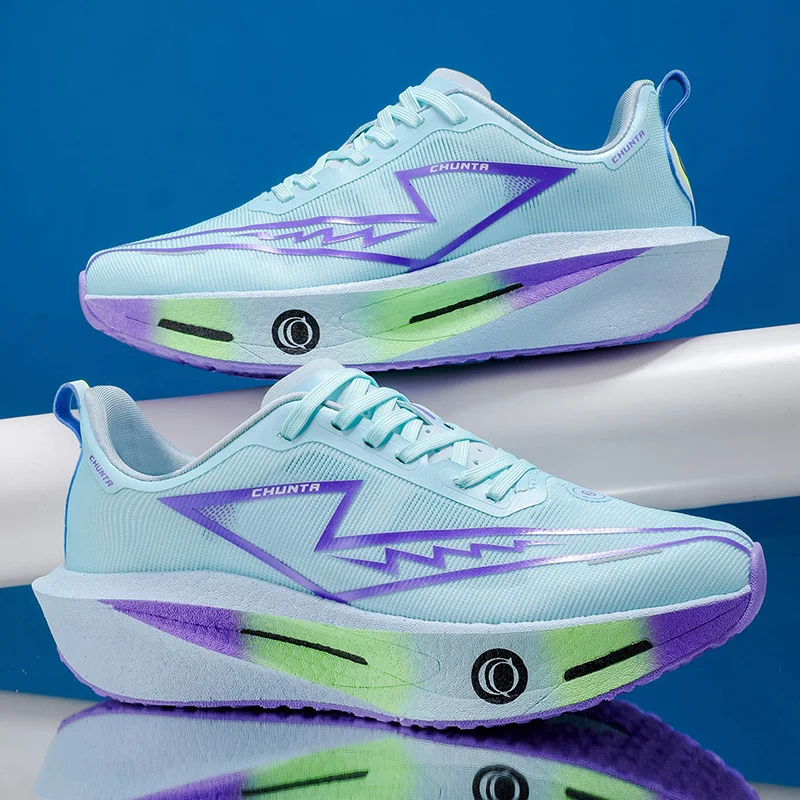 Zapatillas deportivas informales y cómodas de moda para hombre: parte superior de tela transpirable, suelas acolchadas antideslizantes y resistentes al desgaste, zapatillas para correr informales con cordones y punta redonda, adecuadas para todas