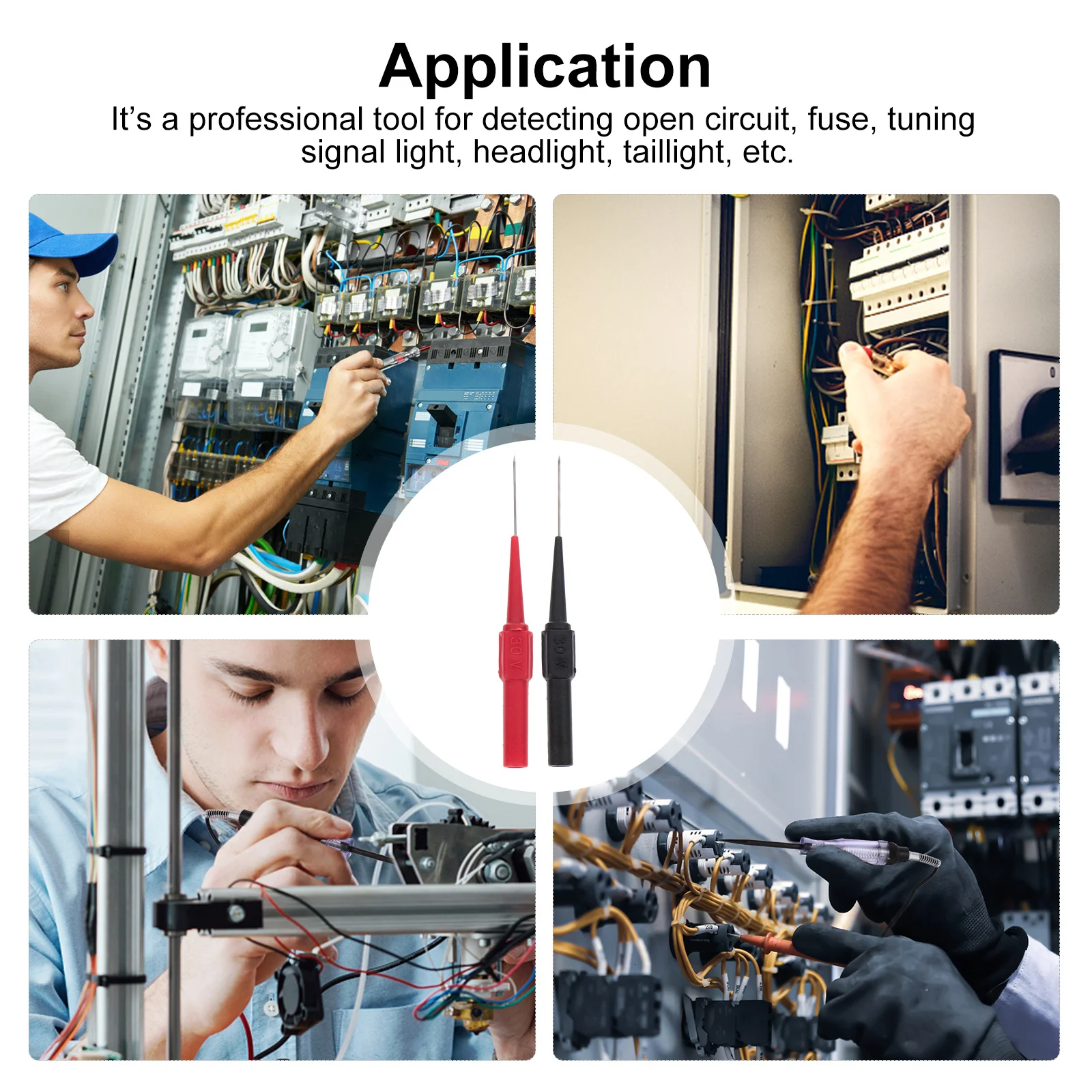 10 stücke Multimeter Test Nadeln Elektrische Test Sonde Ersatz Tester Pin Für Universal Multimeter Instrumente Zubehör