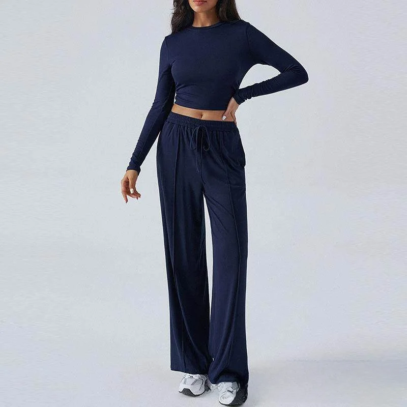 

Комплект Y2K: осенние спортивные брюки с широкими штанинами, свободные повседневные брюки из ПВХ/ПУ, средняя и низкая посадка...