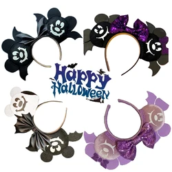 Mickey Mouse Headband Happy Halloween Hair Accessories Women Festival Bat Hairbands Girls Ghost Minnie Mouse Ears Headband Kids