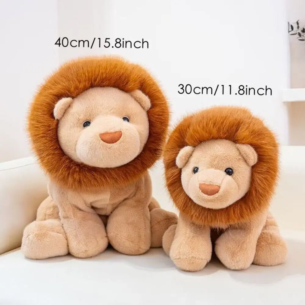 New Design Soft Lion Stuffed Animal Plush Pillow Emotional Support Cute Stuffed Animals Plush 15.8inch Plush Toy