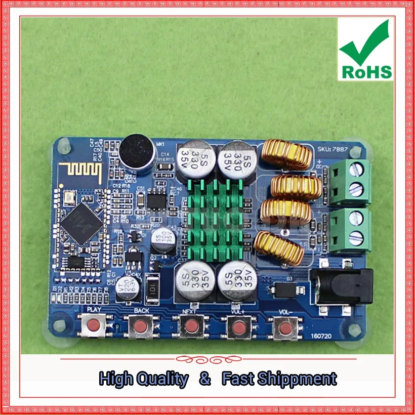 TPA3116 Bluetooth-compatible Digital Amplifier Receiver Amplifier Board Bluetooth-compatible 4.0 Power Amplifier Board H5B5 TPA3116 Bluetooth-compatible Digital Amplifier Receiver Amplifier Board Bluetooth-compatible 4.0 Power Amplifier Board H5B5