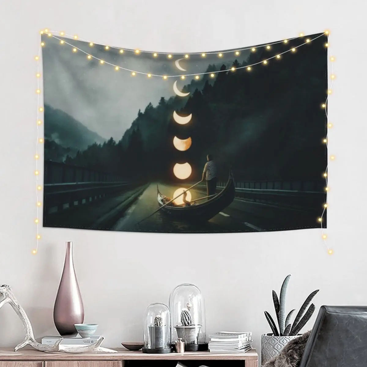 

Moon Ride Tapestry Decor For Room Room Decoration Accessories Room Decor Aesthetic Tapestry