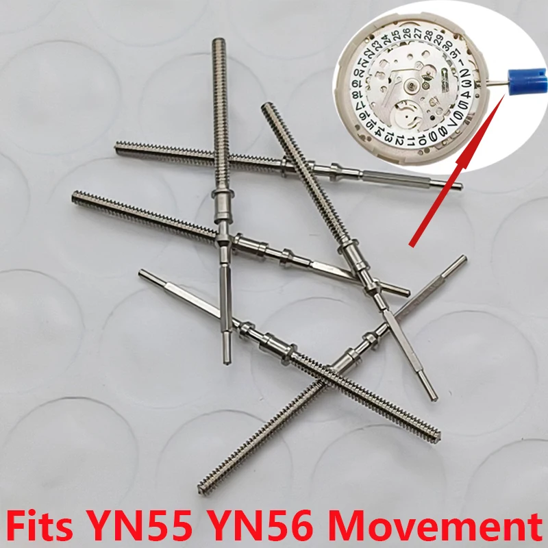 

Watch Crown Stem Fits YN55 YN56 Movement Watch Repair Watch Crown Stem 316 Stainless steel Watch Crown Stem Parts