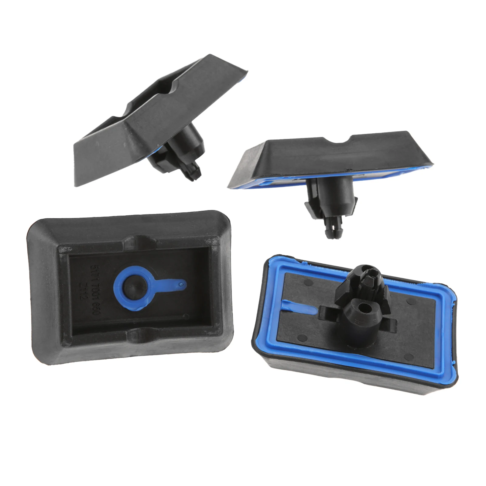 

4pcs 51717001650 Plastic Under Auto Car Jack Lift Jacking Point Support Pads Plug Block Cover for BMW 5series E39 7series E38 X5