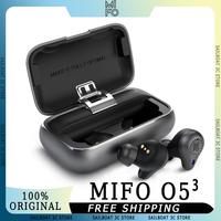 Mifo O5 3 Wireless Earphones With 2 Mics Noise Reduction Bluetooth 5.4 Long Battery Life IPX7 Waterproof Custom In Ear Earphones