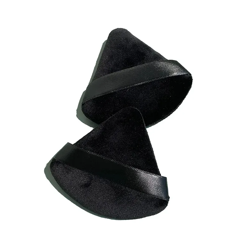 1/2/3/4/5pcs Driehoek Poederdons Nat Droog Gebruik Voor losse Poeder Vloeibare Cosmetische Zachte Pluche Poederdons Make-Up Foundation