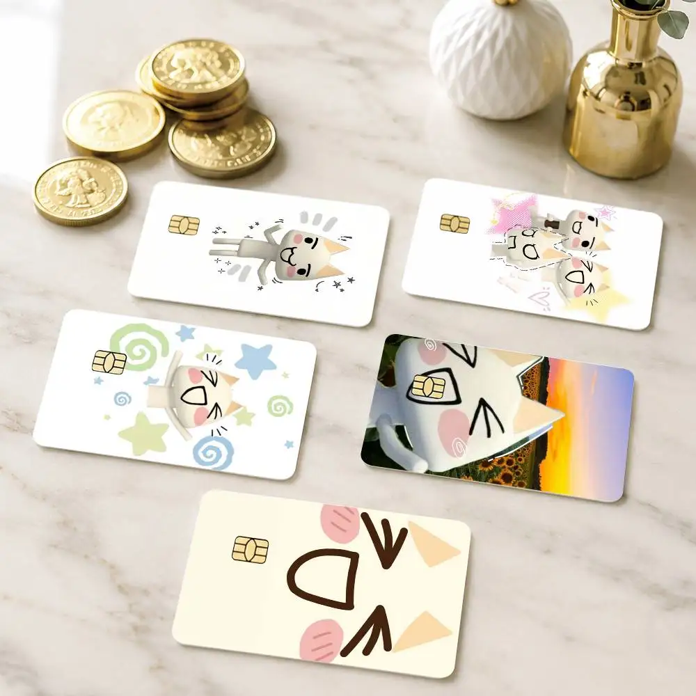 

Toro InoueS Cat Credit Card HD Stickers Small Chip Waterproof Sticker Game Card Decal Gift