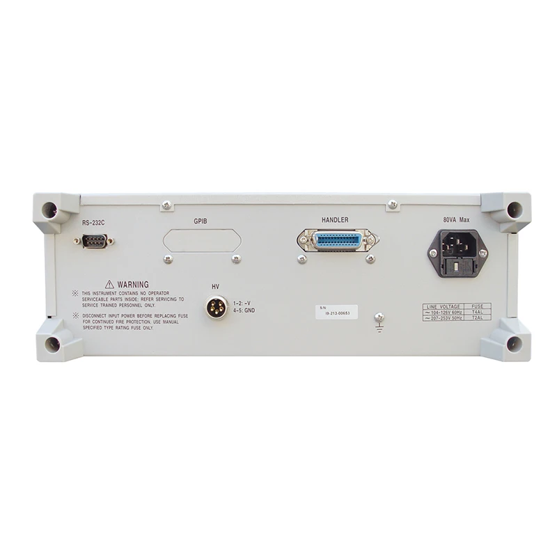 Tonghui TH2689A Capacitor Leakage Current IR Meter Insulation Resistance Test 500V 20mA 99.99GΩ