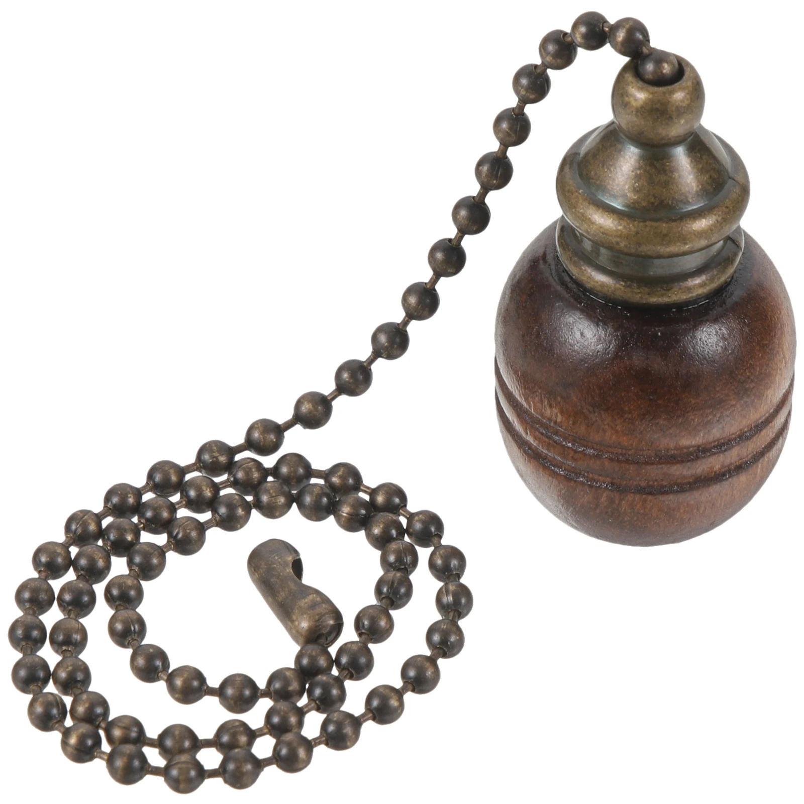 Decorative Fan Pull Chain Ceiling Light Chain Pendant Sturdy Zipper Design Fits All Fans Adjustable Length Extendable Cord