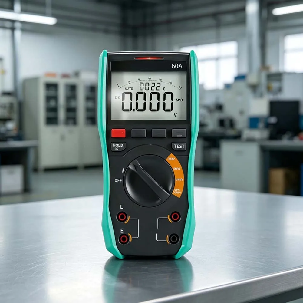Multimeter and Insulation Tester Combined Unit with Flashlight Button and Manual Range Switching for Flexible Operation