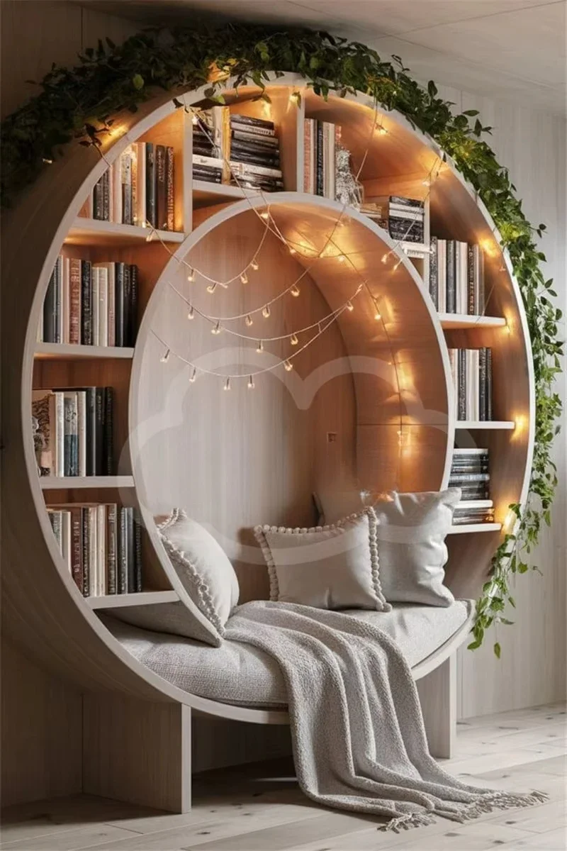 Unique Bookshelf  Luxury Reading Nook for Home  Living Room Bedroom Library Kindergarten Preschool University  Project