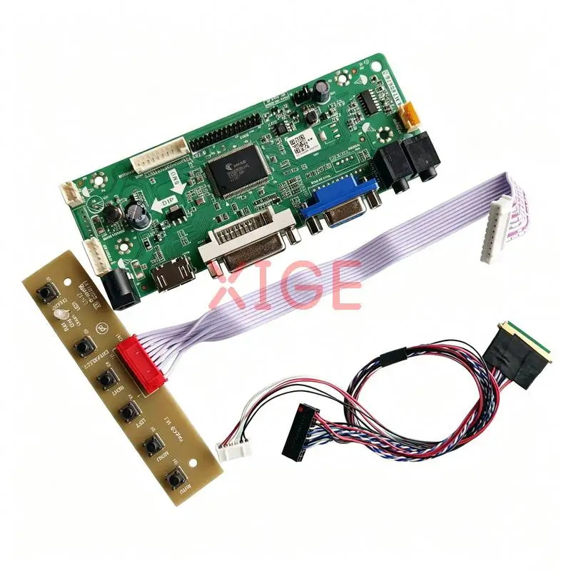 

For LTN101NT08 LTN101NT06 LTN101NT05 LTN101NT07 Drive Board Kit HDMI+DVI+VGA Laptop Display Screen 1024x600 1024*600 40 Pin LVDS