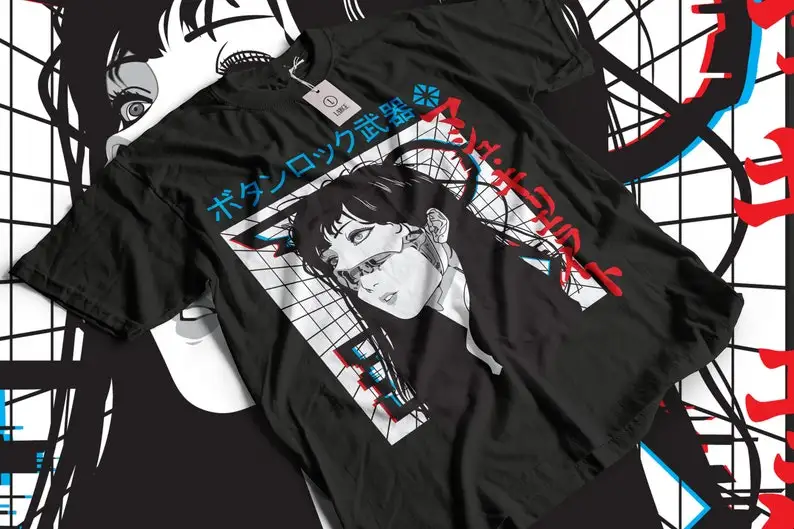 

Anime retro T-shirt, 100% cotton, all sizes for men and women Comic lovers