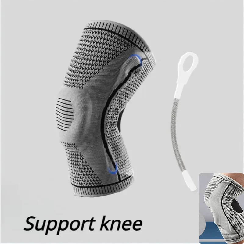 Rodillera de compresión doble, soporte para el dolor de rodilla, deportes, correr, gimnasio, alivio del dolor articular, recuperación de lesiones