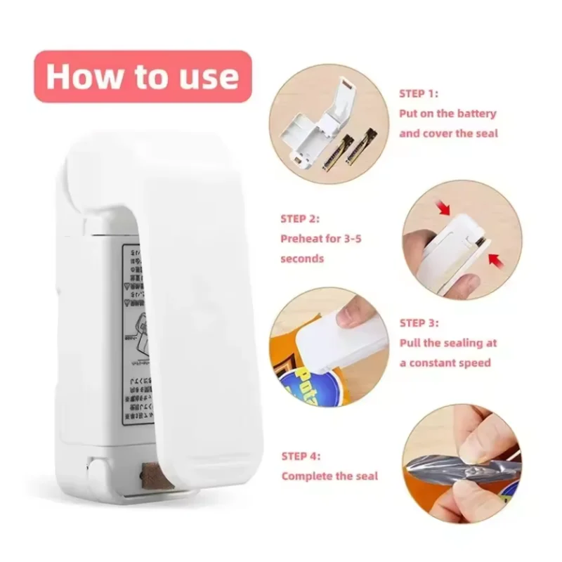 آلة ختم الأكياس الساخنة الصغيرة، آلة ختم التعبئة والتغليف، آلة ختم أكياس الطعام، آلة ختم الحرارة لتغليف المواد الغذائية المحمولة