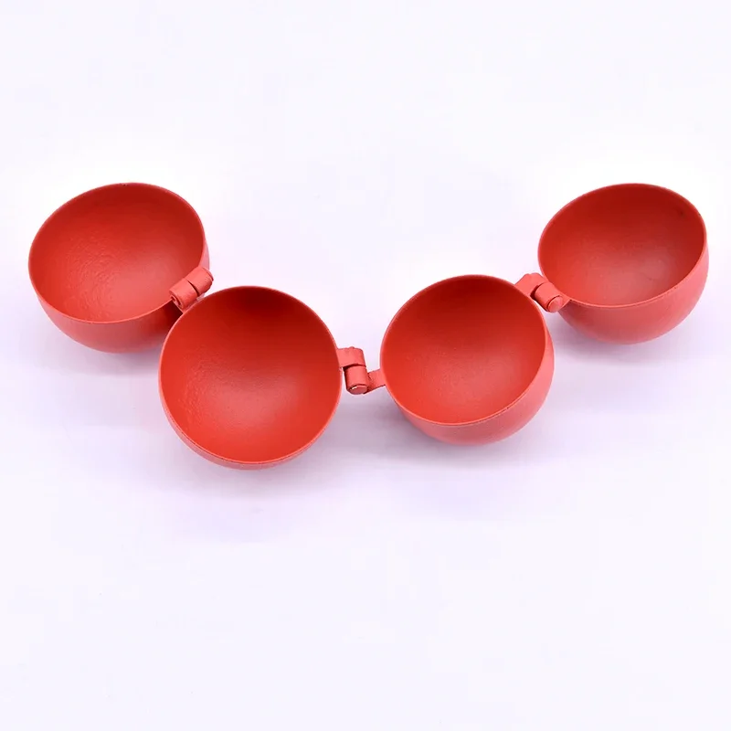 X-Multiplying Balls Magic (Metal,Red color) One to Four Balls  Tricks For Professional Magician Stage Illusion Gimmick Accessory