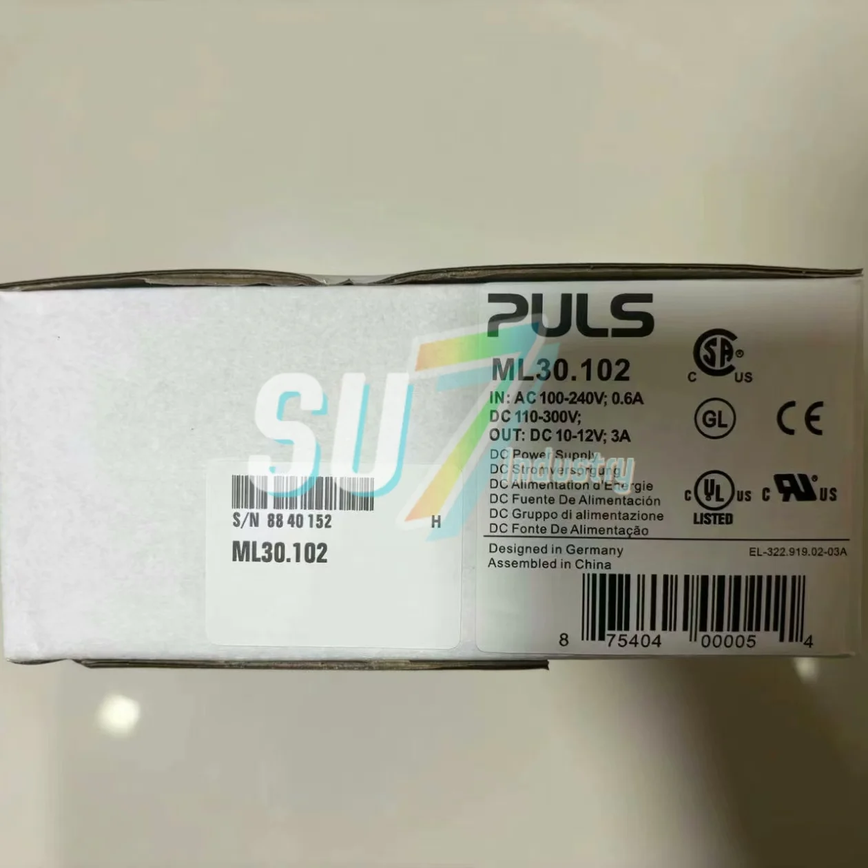 전원 공급 장치 박스 내 새 제품 ML30.101 ML30.102 ML30.106