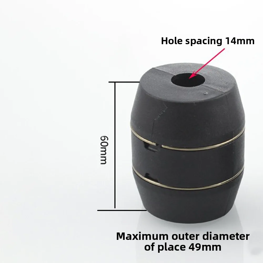 صنبور بلاستيكي خرطوم الوزن الكرة السوداء الثقيلة الجاذبية الكرة استبدال DIY تركيب المطبخ بالوعة الجر المطرقة #6