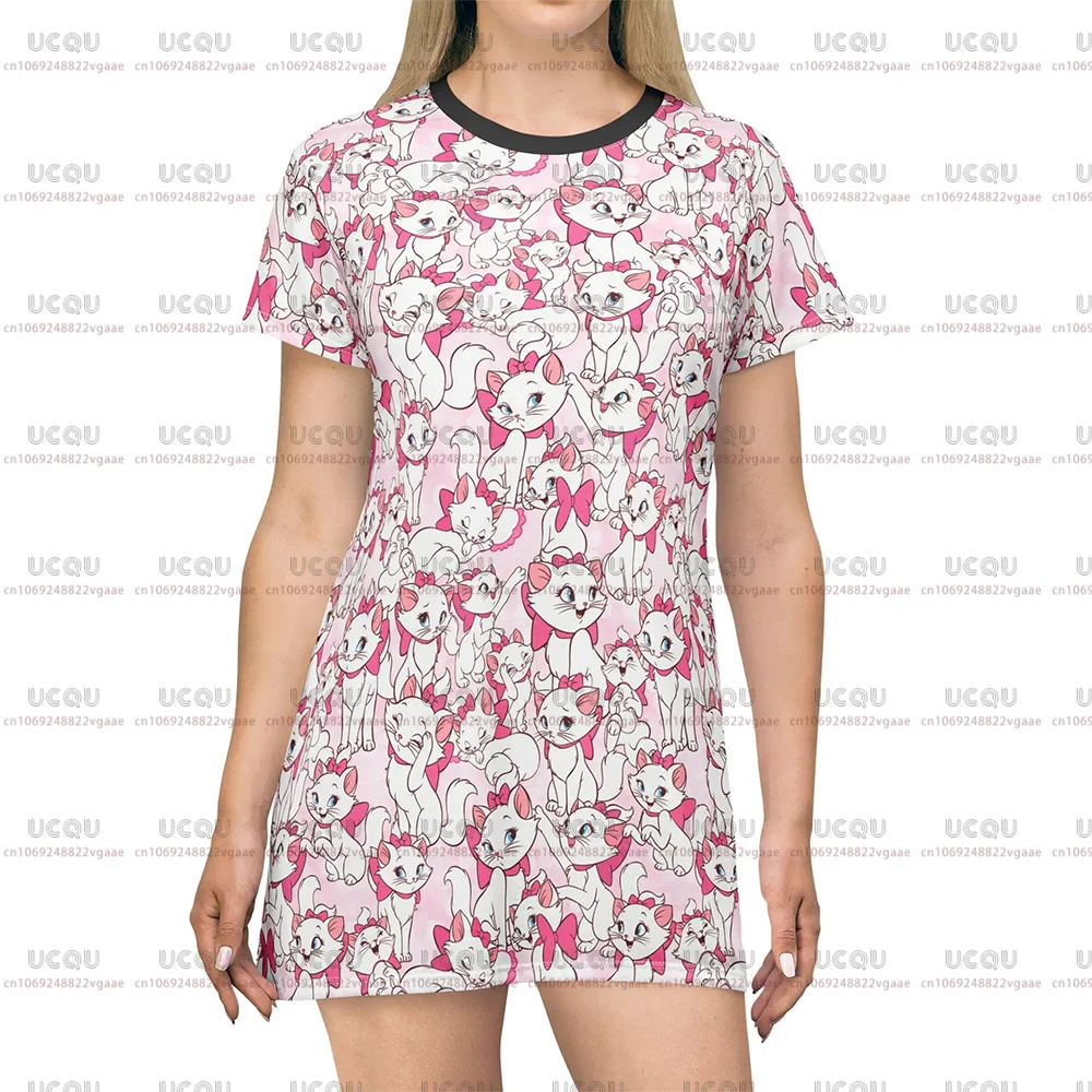 Daisy femmes t-shirt jupe cadeau fête Y2k vêtements 2025 été décontracté doux haut pour filles Marie avec son rose arc t-shirt robe nouveau