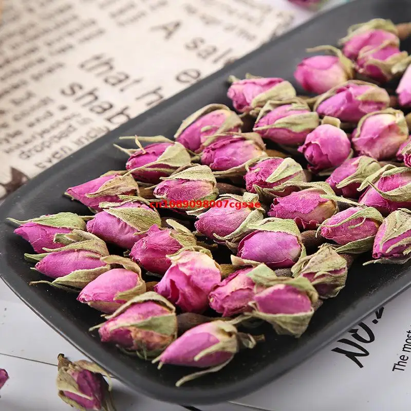 High Quality Natural Pink Rose Buds For Soap Candle Perfume Making Mix Dried Flower Materials Wedding Decoration