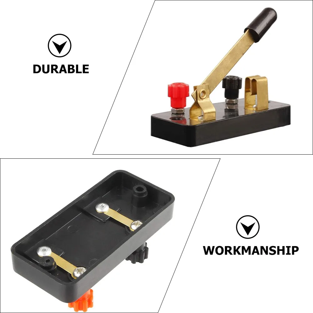 6pcs Spst Single Experiment Lab Equipment Electrical Binding Posts For Low Voltage Dc