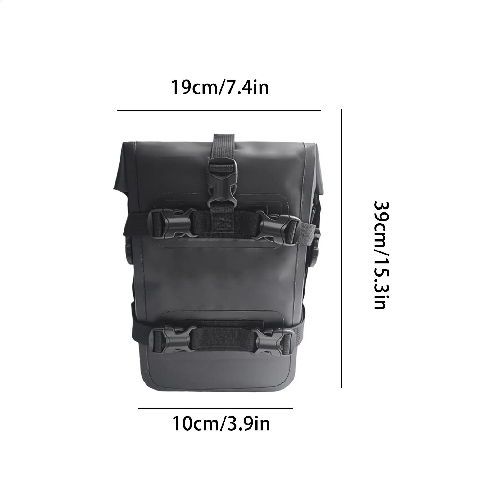 Adventure Motorcycle Crash Bar Bag, Waterproof Gear With Mo&lle Webbing, Durable Frame Pouch For Long Distance Touring Road Trip