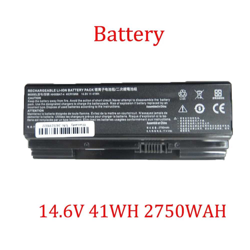 

Аккумулятор для ноутбука AI성 Vissorta For Hansung X5967T 14.6V 41WH 2750WAH Новый