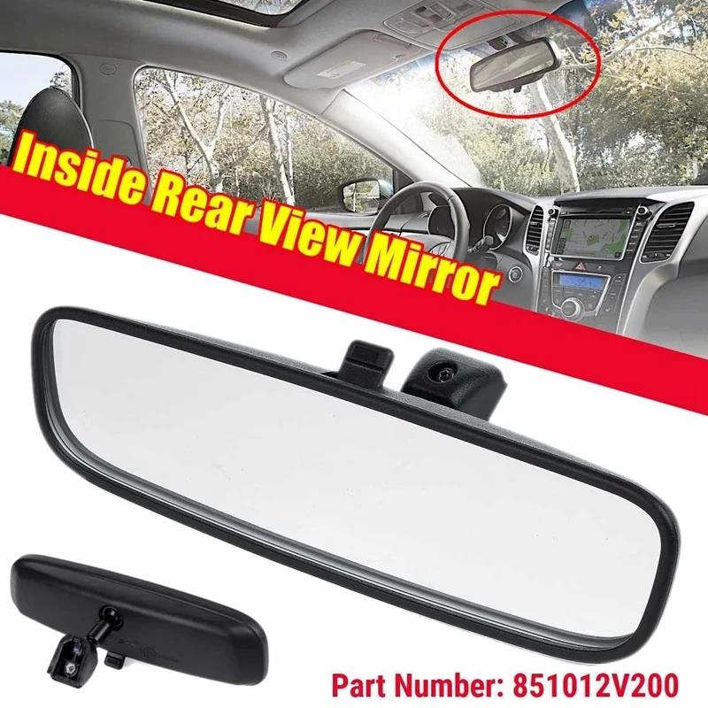 851013X100 Inside Rear View Mirror for Hyundai Sonata Elantra Veloster/ Kia Forte Car Auto Interior Rearview Mirror