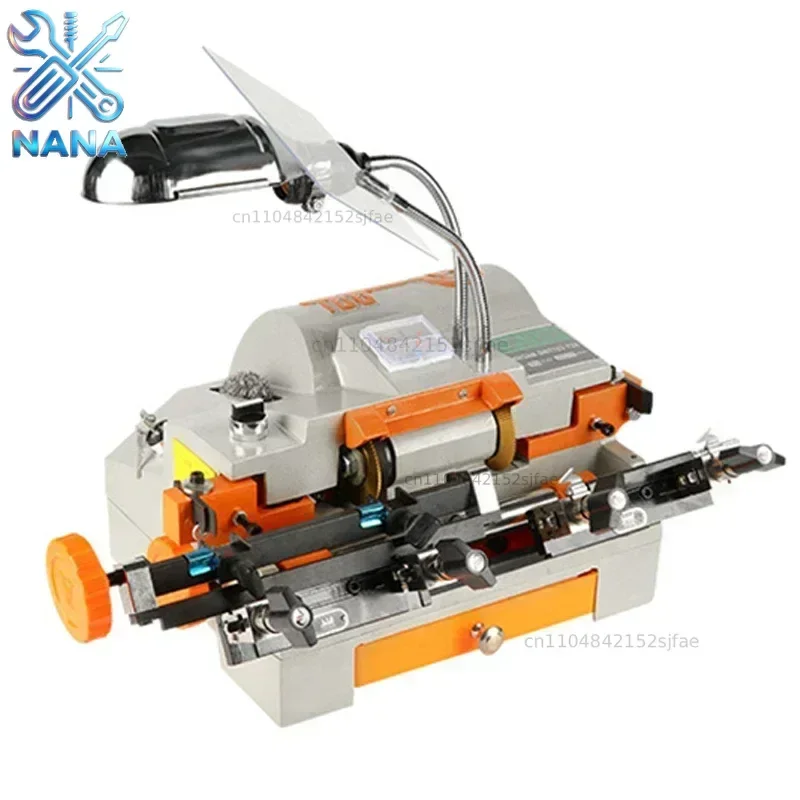New 220V/110V Double-headed Key Machine Precise Key Duplicating Machine Manual Double-knife Horizontal Key Machine TH-001