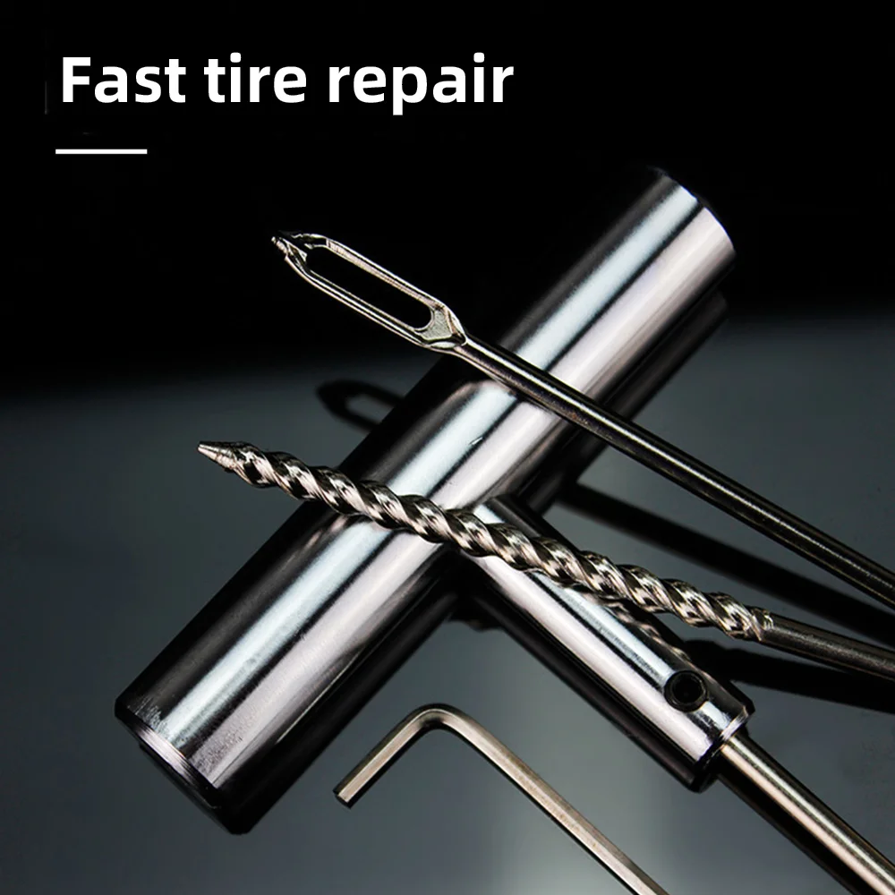 Cars Tire Repair Kits Auto Repair Tools Set Automobile Motorcycle Bicycle Tire Repair Kit Tubeless Emergency Tire Repair Set