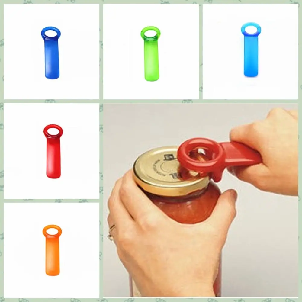 Durable Plastic Topless Can Opener Trump Shape Topless Corkscrew Jar Opener Multi Color Bottle Opener Kitchen Table