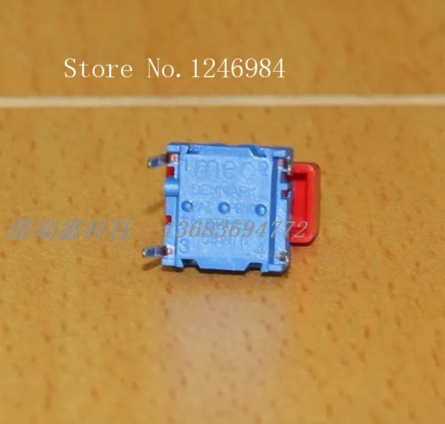 [SA]Denmark MEC red reset switch button switch micro switch 3FTL6 + 1Q 08 LIGHT--20pcs/lot