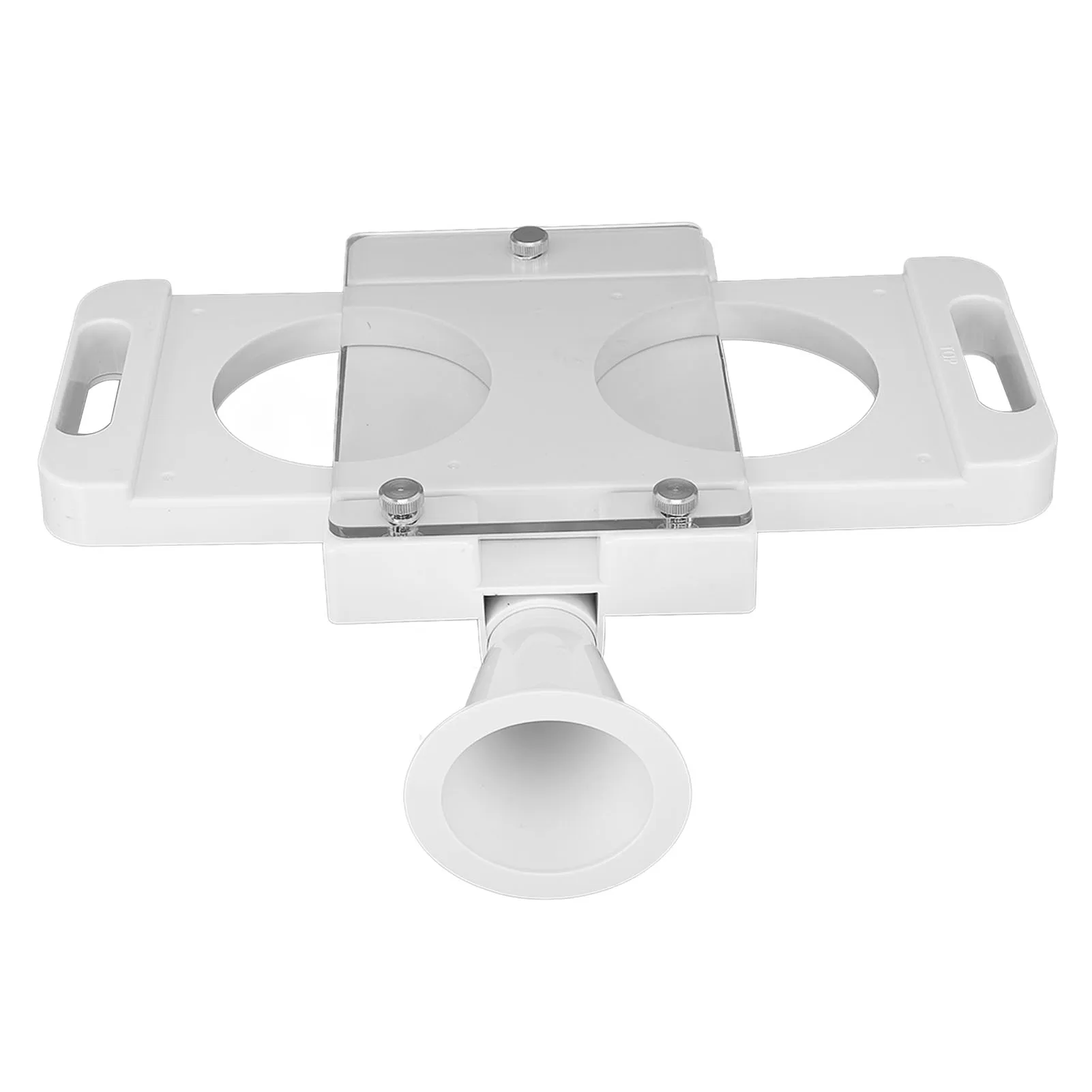 

Hamburger Pressing Mould Maker Non Stick 2 Holes Hamburger Patty Maker Practical Smooth ABS for Sausage Filler