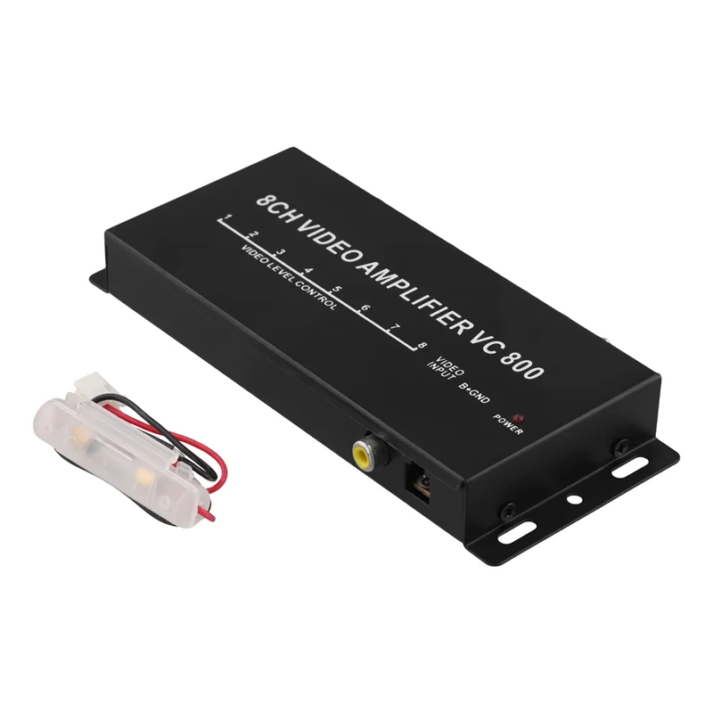 JABS-DC12V автомобильный от 1 до 8, разветвитель видеосигнала, усилитель для DVD/LCD/TV, видеоразветвитель MX1322