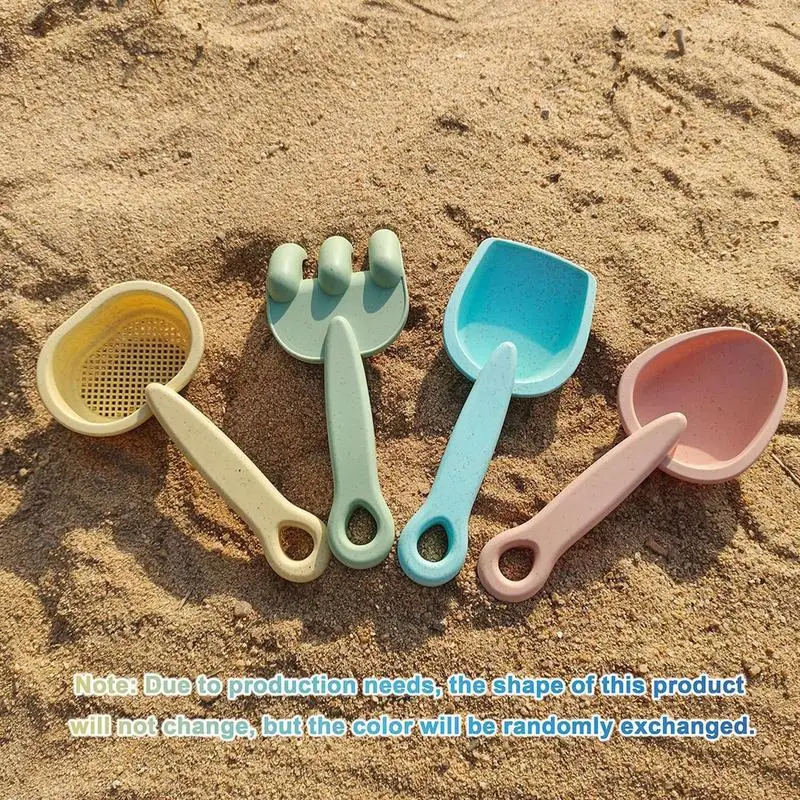 Beach Toys 11PCS Foldable Sand Bucket And Shovels Animal Sand Toys Colander Sand Shovels Animal Sand Molds Kettle For Boys Girls