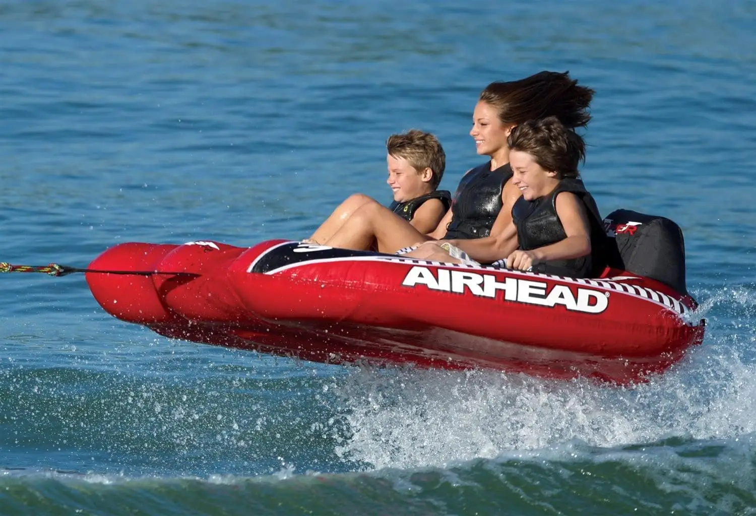 Towable 1-3 Rider Models, Tube for Boating and Water Sports, Heavy Duty Full Nylon Cover