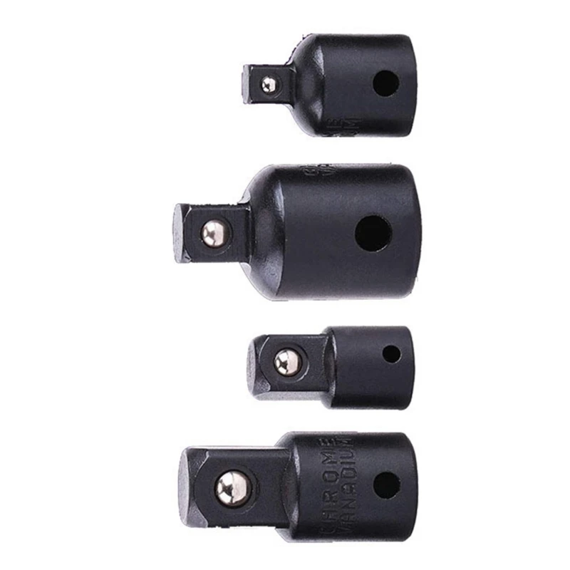 Conjunto adaptadores redutores soquete impacto, 4 unidades, conversores driver soquete para chave conversão