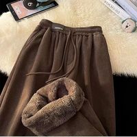 American autumn and winter men and women trendy personalized straight leg casual pants for couples loose fitting Harajuku pants