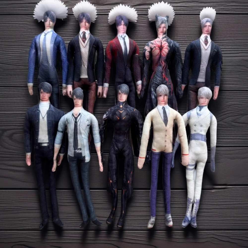 23 cm Gioco Amore e Spazio Profondo Peluche Bambola Anime Xavier Rafayel Sylus Caleb Figura Morbida Farcito Giocattolo Cosplay per il Regalo