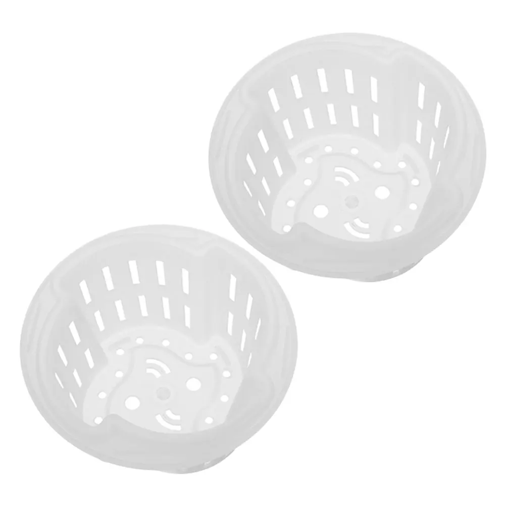 

2pcs Hydroponic Net Cups Sturdy Root Control Breathable Plastic Pots Water Vegetable Growing System Garden Balcony Mesh Pot